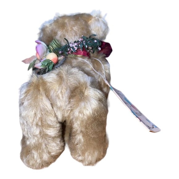 Handmade Mohair Jointed Bear Sherry's Beary Patch Artisan Height 4.5”, Length 5” - Picture 3 of 8